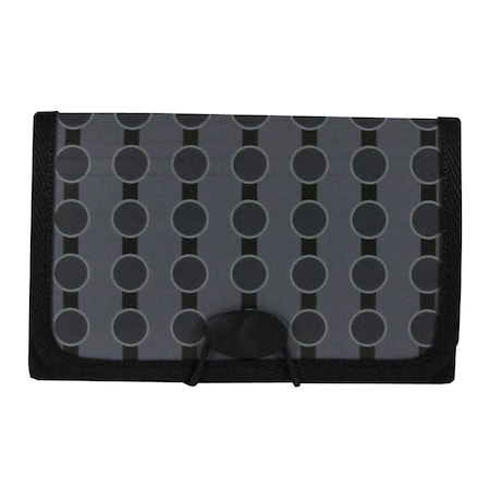 C-Line Products 13Pocket Coupon Size Expanding File, Fashion Circle Series Set of 12 Files, 12PK 56412-DS